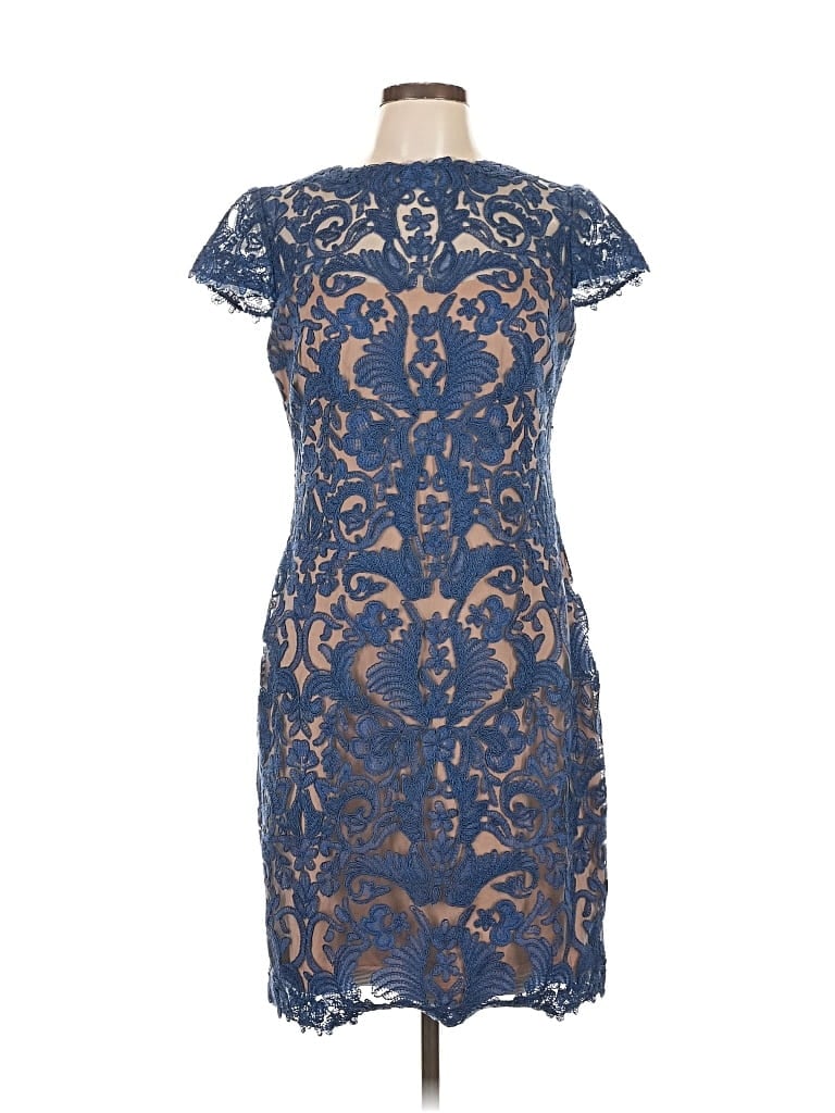 Pre-owned Tadashi Shoji Cocktail Dress In Blue