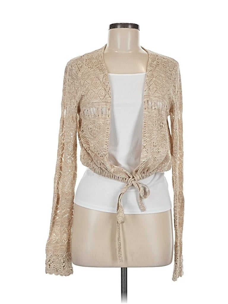 Pre-owned By Anthropologie Cardigan Sweater In Brown