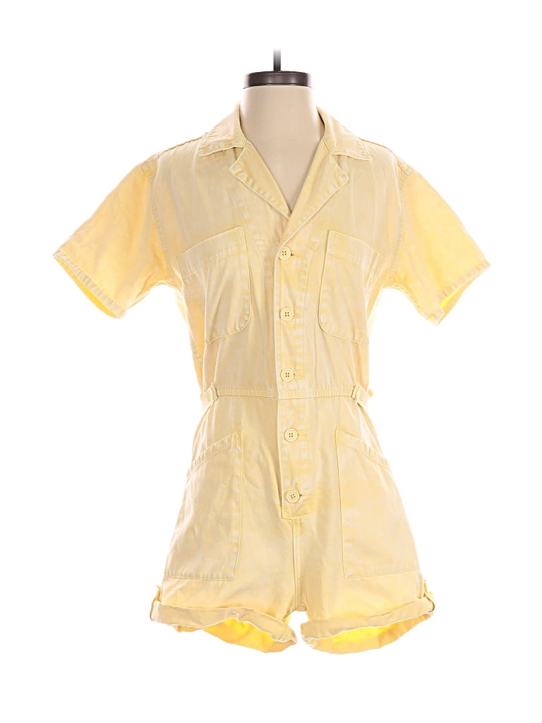 Pre-owned Pistola Romper In Yellow