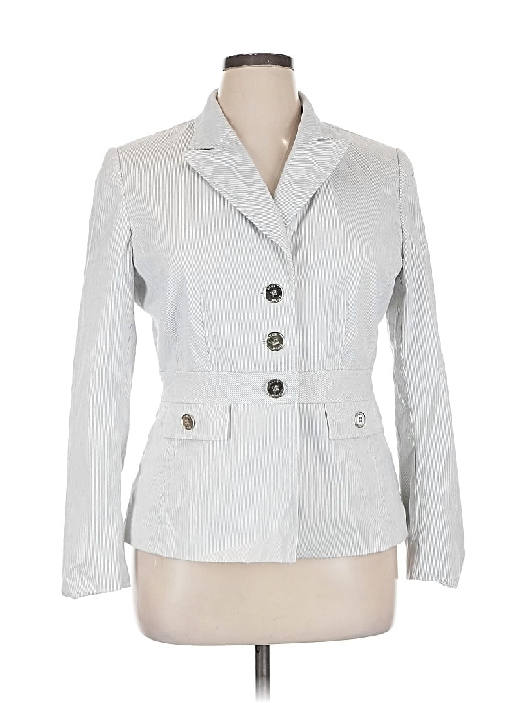 Pre-owned Alex Marie Blazer Jacket In Silver