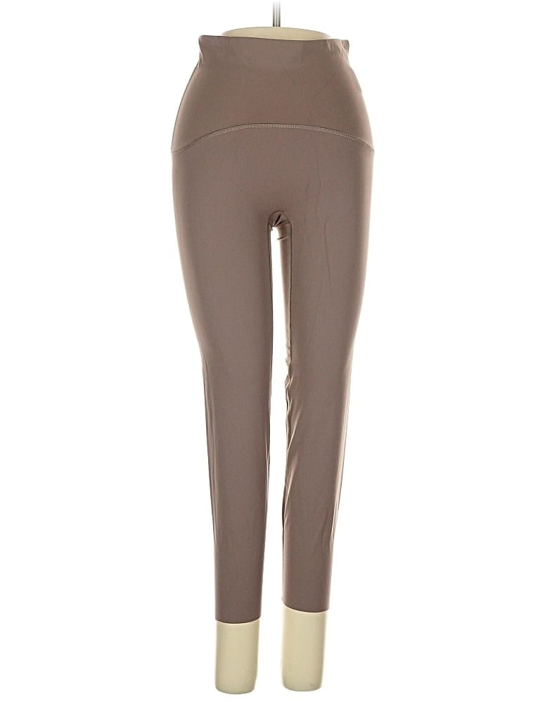 Pre-owned Spanx Active Pants In Brown