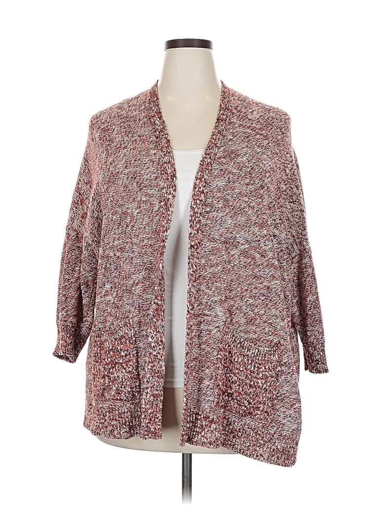 Pre-owned Universal Thread Cardigan Sweater In Burgundy