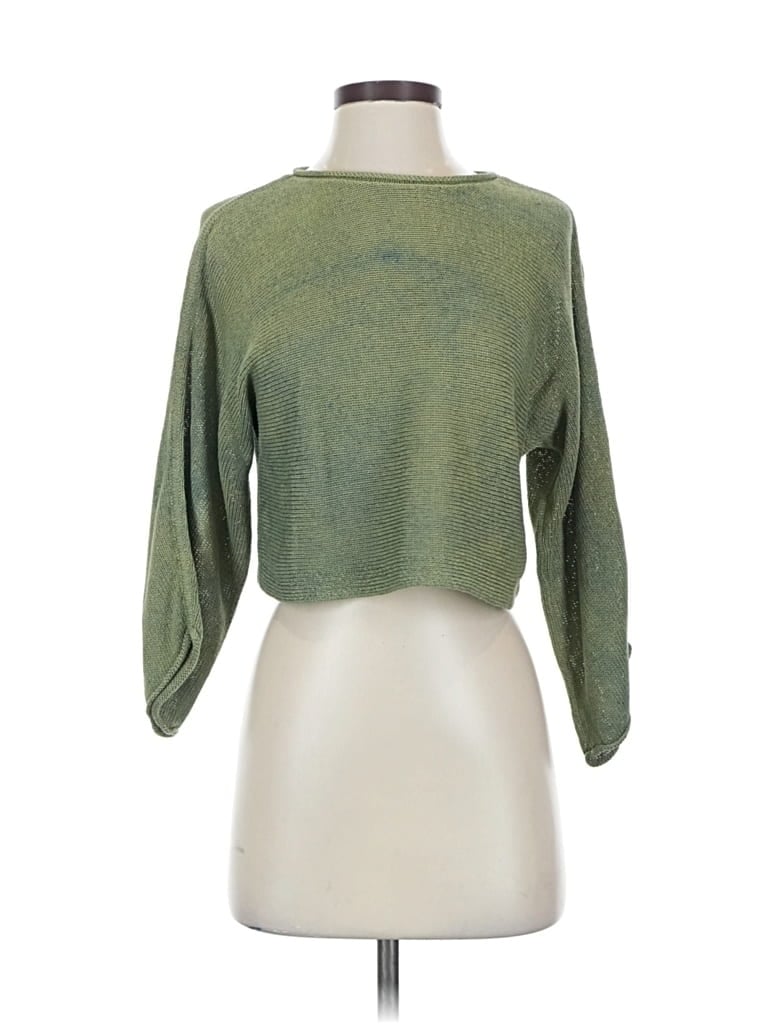 Pre-owned The Group By Babaton Cardigan Sweater In Green