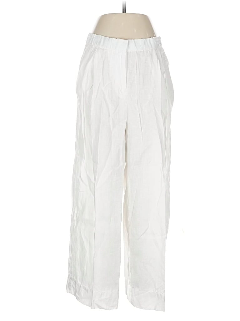 Pre-owned Eileen Fisher Casual Pants In White