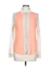 Love Tree 100% Polyester Color Block Orange Long Sleeve Blouse Size L - photo 1