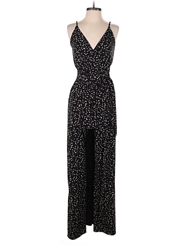Pre-owned Kaileigh Jumpsuit In Black