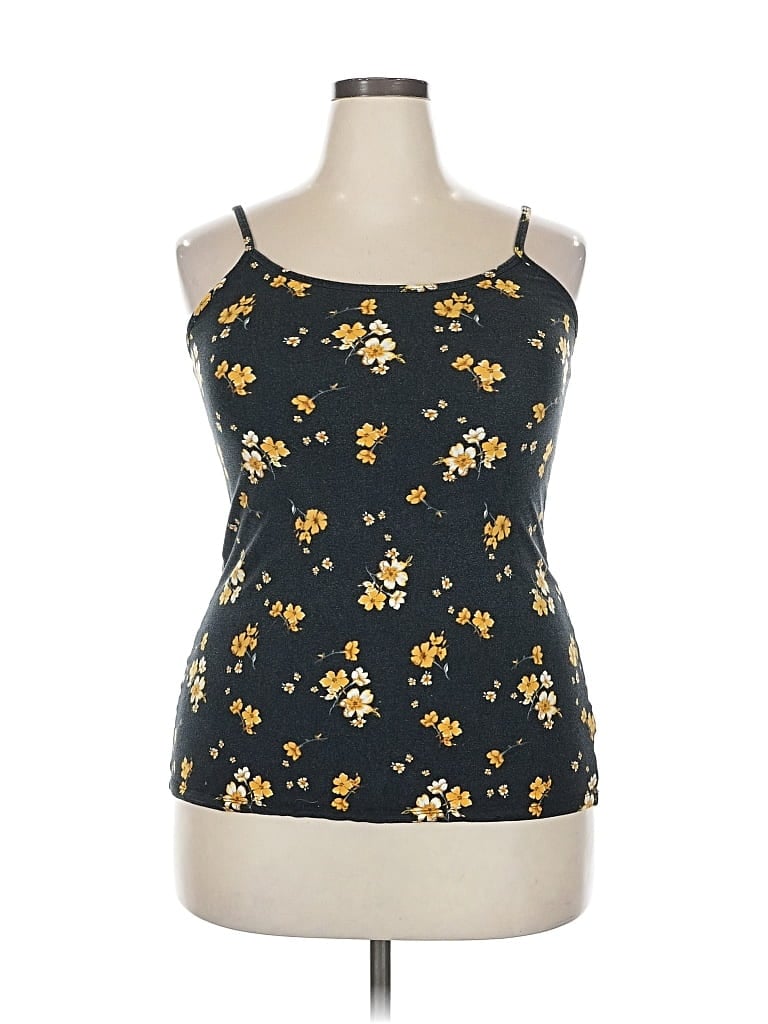 Pre-owned Torrid Tank Top Yellow Strapless Neckline Tops