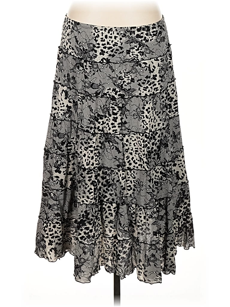 Pre-owned Style & Co Casual Skirt In Gray