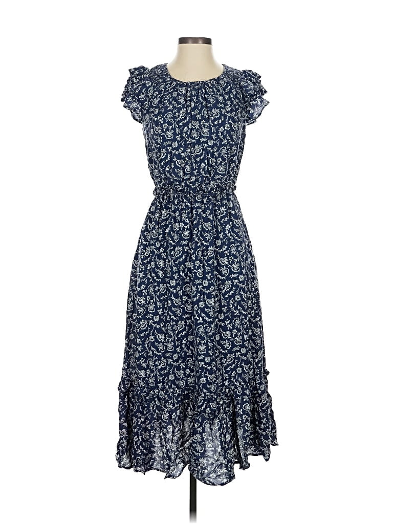 Pre-owned Universal Thread Casual Dress In Blue