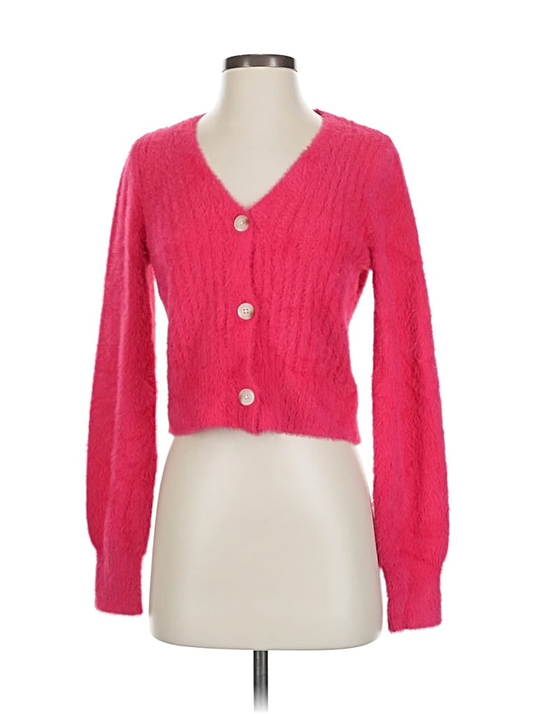 Pre-owned Jessica Simpson Cardigan Sweater In Pink