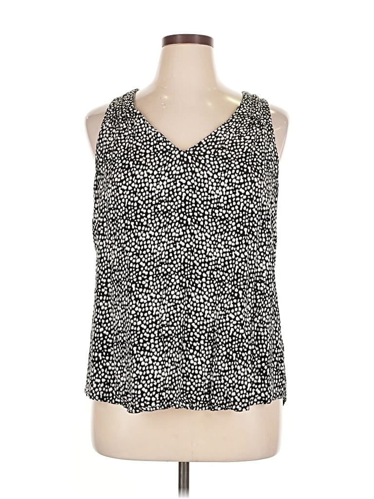 Pre-owned Old Navy Sleeveless Blouse In Black