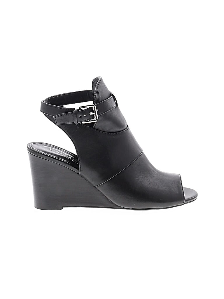 Pre-owned Polo Ralph Lauren Wedges In Black