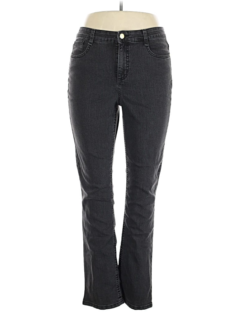 Pre-owned Nicole Miller Jeans In Gray