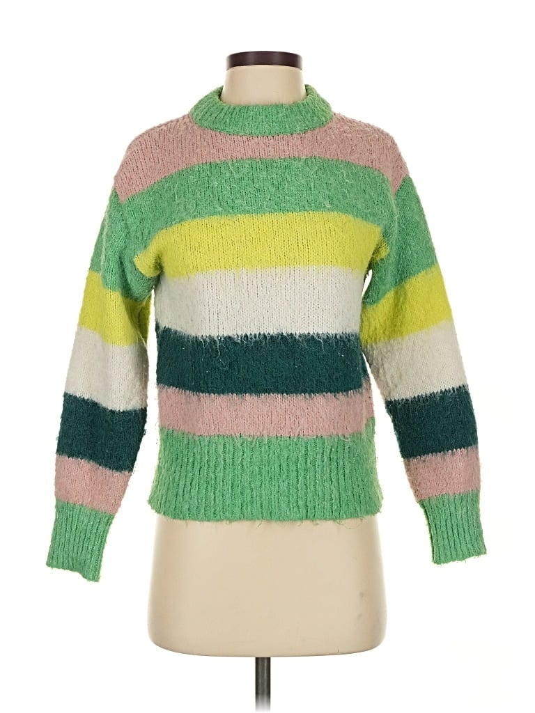 Pre-owned A New Day Pullover Sweater In Green