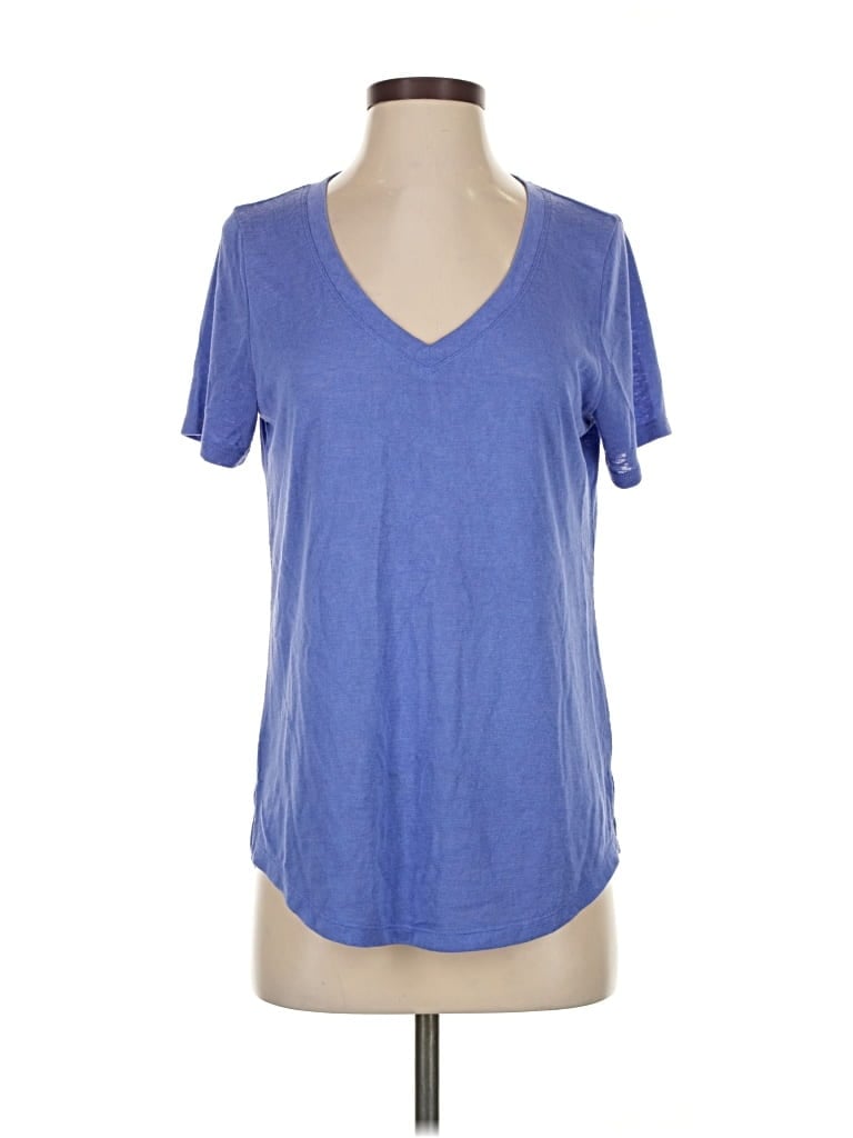 Pre-owned Athleta Short Sleeve T-shirt In Blue