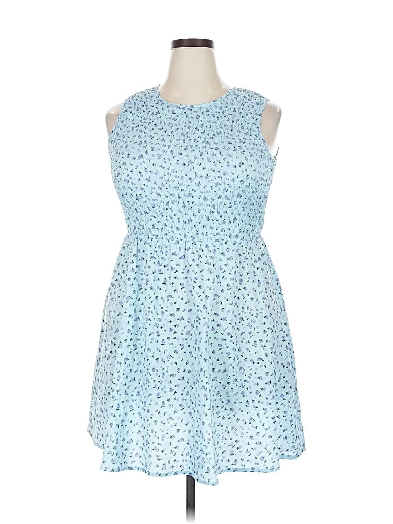 Pre-owned Daisy Street Casual Dress In Blue