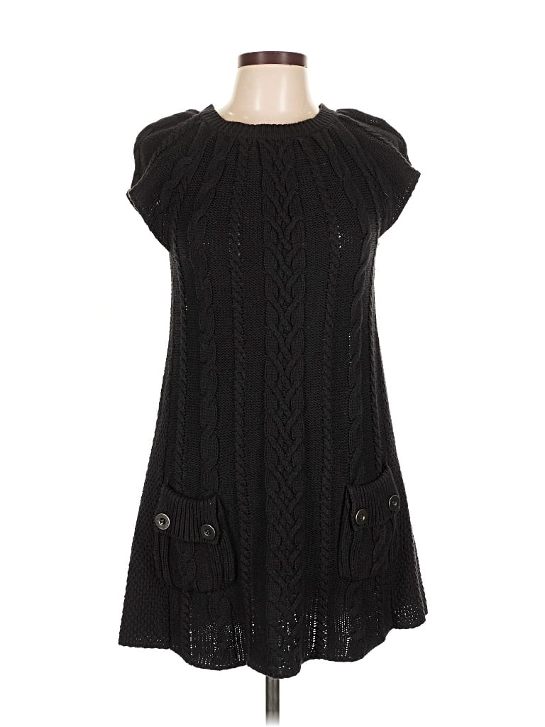 Pre-owned Style & Co Casual Dress In Black