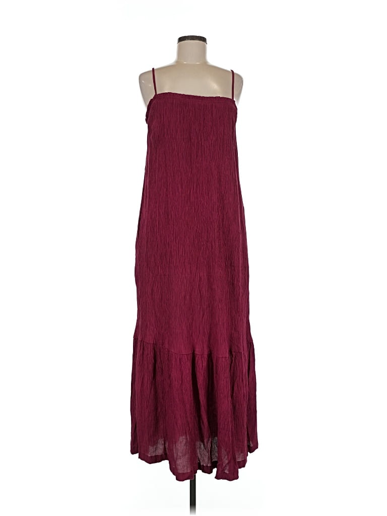 Pre-owned Soma Casual Dress In Burgundy