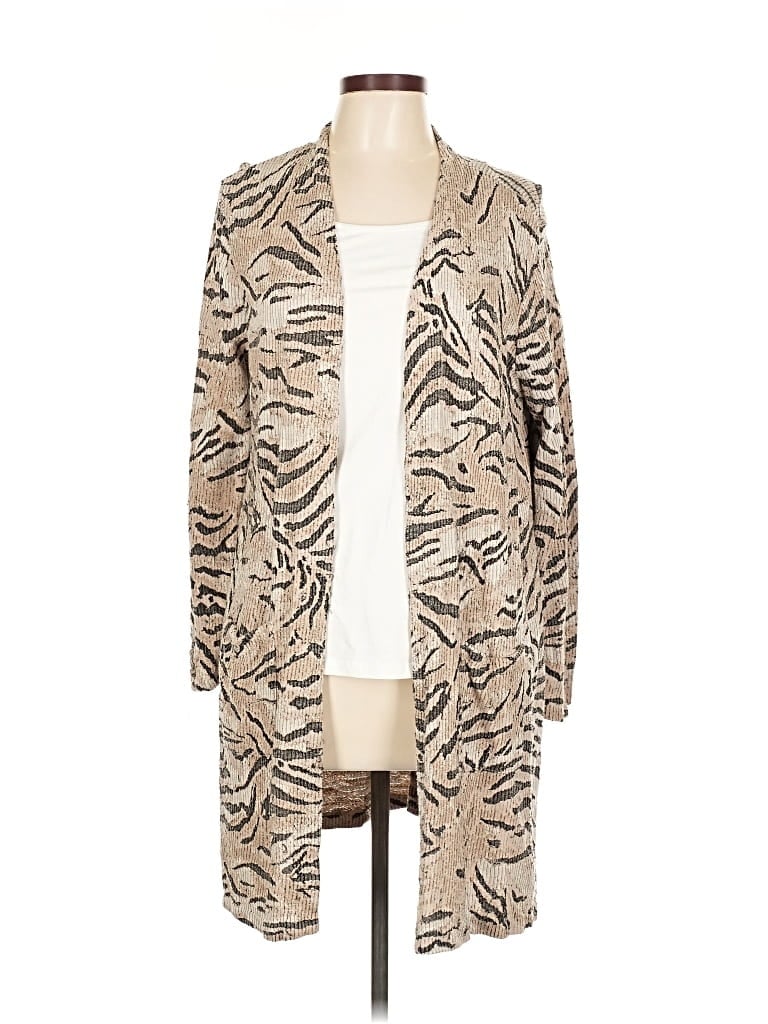 Pre-owned Chico's Cardigan Sweater In Brown