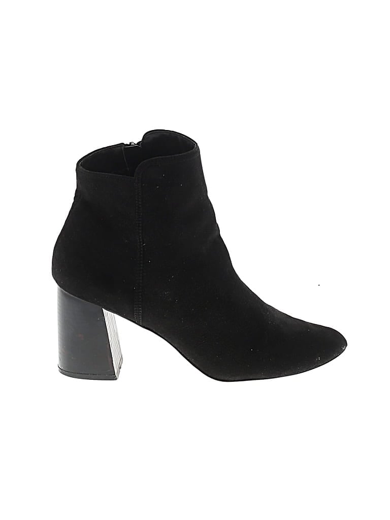 Pre-owned Ann Taylor Ankle Boots In Black