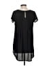 Decree 100% Polyester Black Short Sleeve Top Size S - photo 2