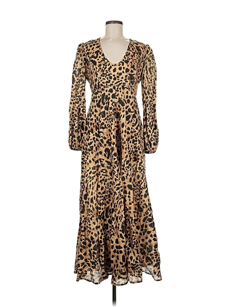 Pre-owned Zimmermann Casual Dress In Brown