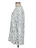 Tahari Silver Long Sleeve Blouse Size M - photo 5