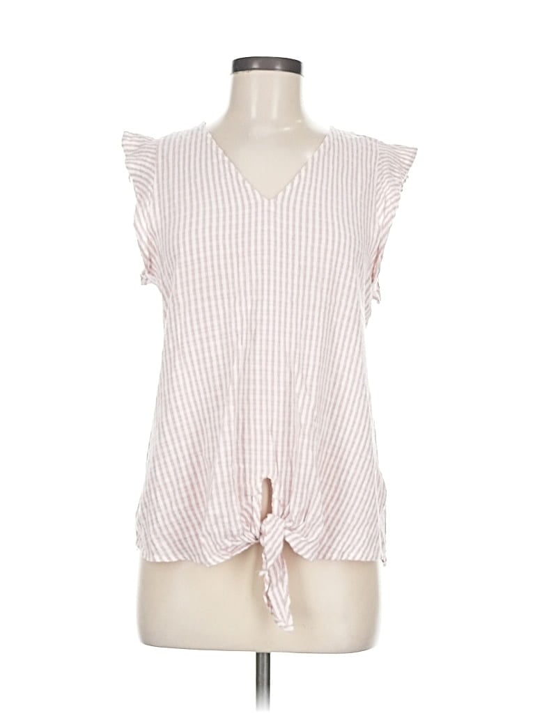 Pre-owned West Kei Sleeveless Blouse In Pink