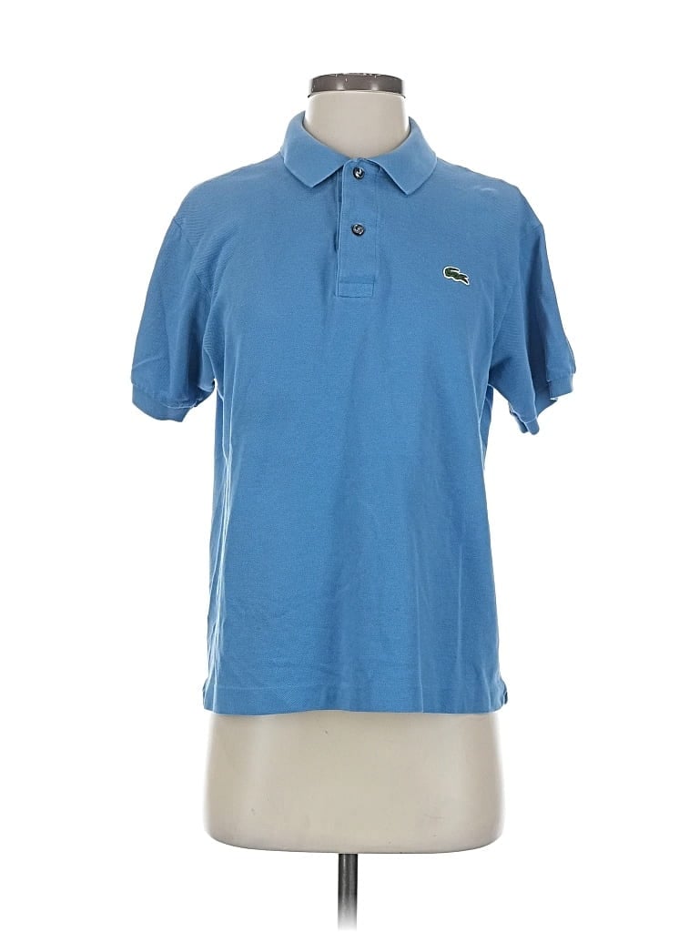 Pre-owned Lacoste Short Sleeve Polo Shirt In Blue