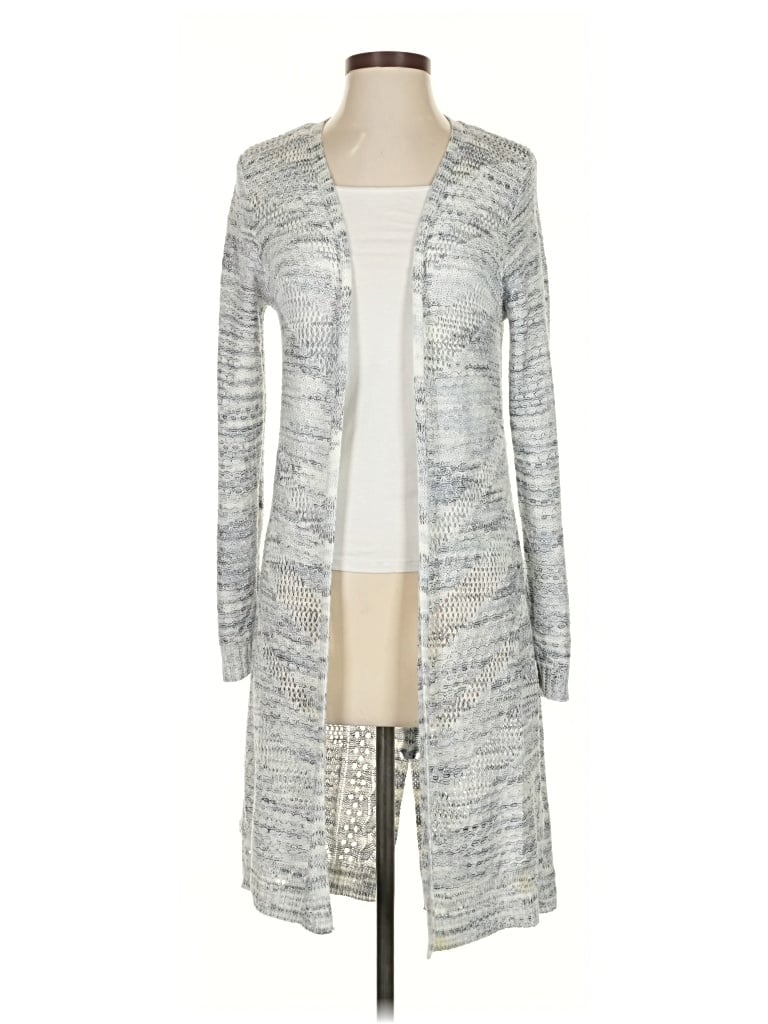 Pre-owned Love Ellie Cardigan Sweater In Silver