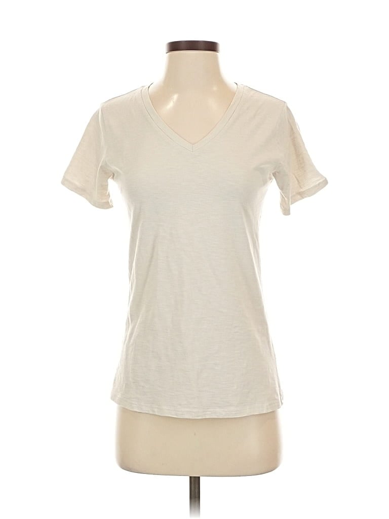 Pre-owned J. Peterman Short Sleeve T-shirt In White