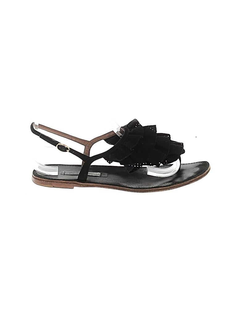 Pre-owned Assorted Brands Sandals In Black
