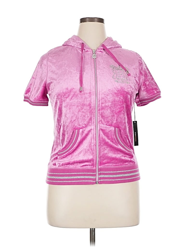 Bcbgmaxazria Zip Up Hoodie In Multi