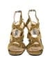 Bill Blass Yellow Sandals Size 7 1/2 - photo 2