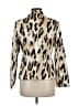 Chico's Animal Print Ivory Blazer Size Med (1) - photo 2