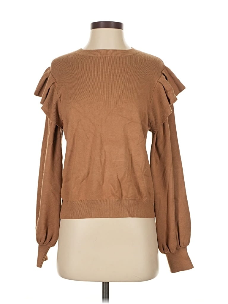 Pre-owned Marie Oliver Pullover Sweater In Brown