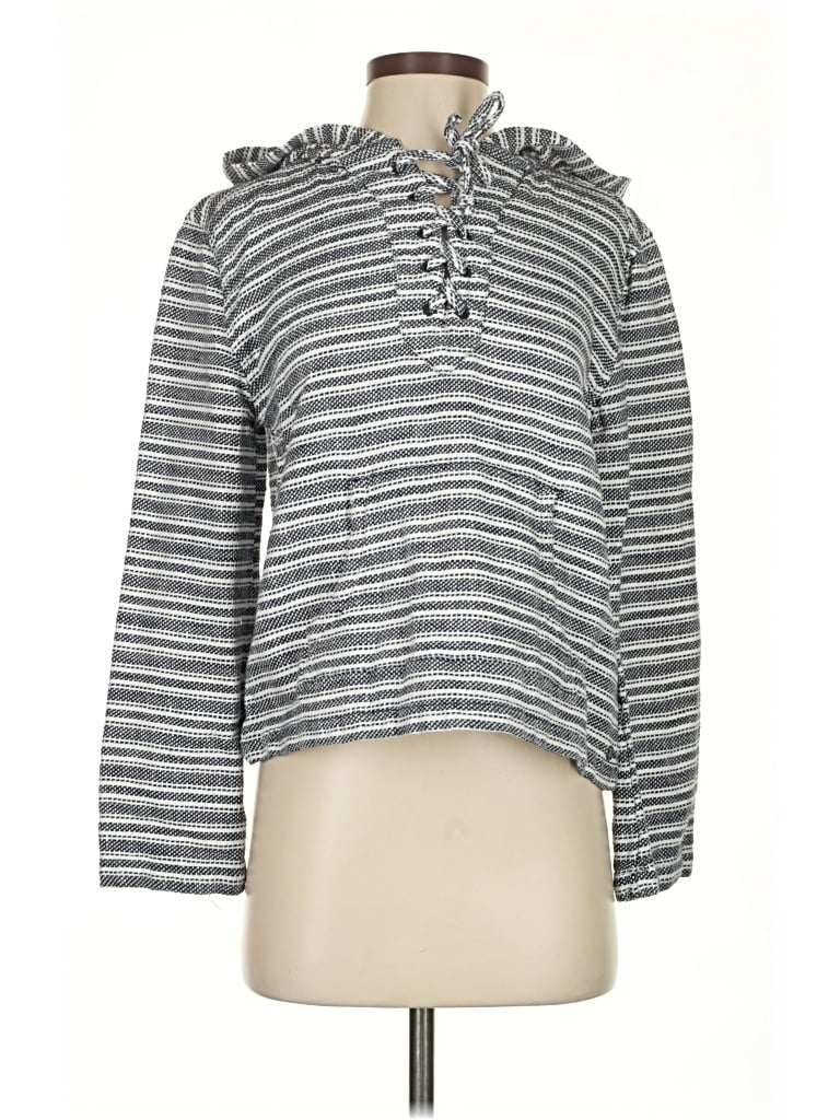 Pre-owned Roxy Pullover Sweater In Gray