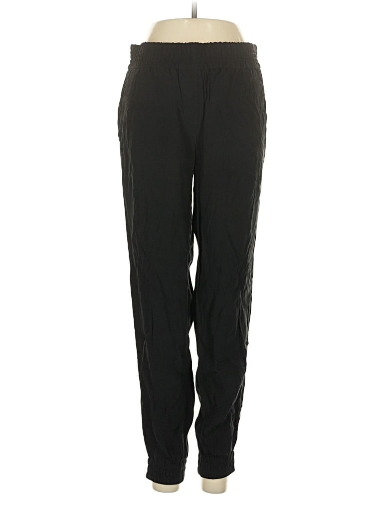 Pre-owned Ann Taylor Loft Track Pants In Black