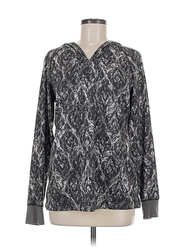 Pre-owned Columbia Cardigan Sweater In Gray