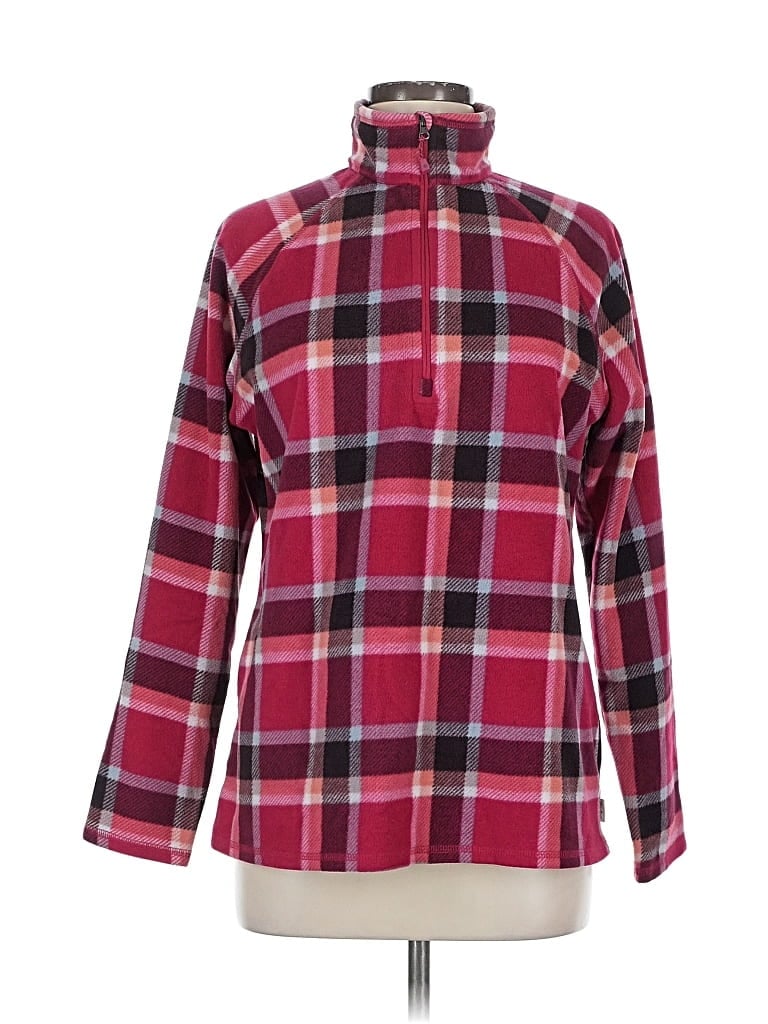 Pre-owned Eddie Bauer Pullover Sweater In Burgundy