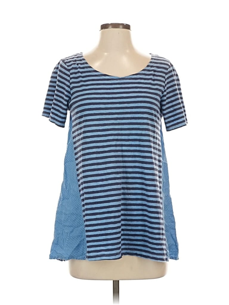 Pre-owned Cut Loose Short Sleeve T-shirt In Blue