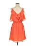 Charles Henry 100% Polyester Orange Cocktail Dress Size XS - photo 1
