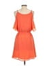 Charles Henry 100% Polyester Orange Cocktail Dress Size XS - photo 2