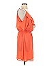 Charles Henry 100% Polyester Orange Cocktail Dress Size XS - photo 4