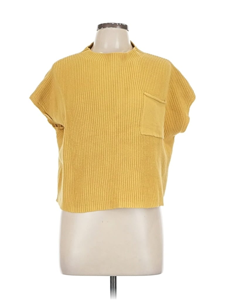 Pre-owned Unbranded Cardigan Sweater In Yellow