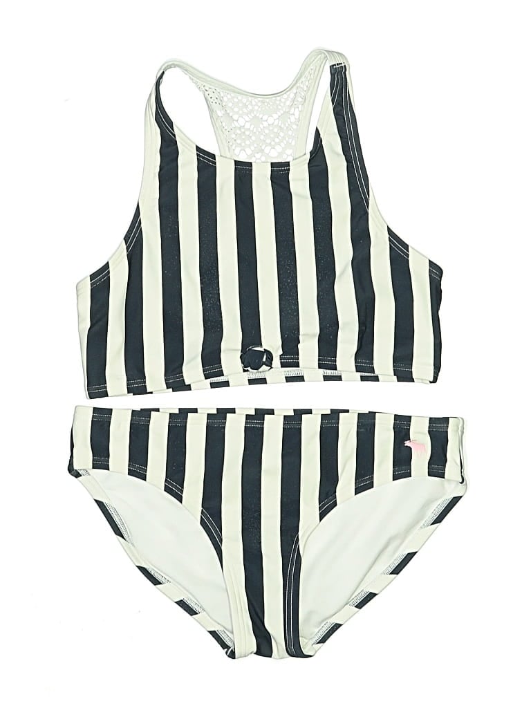 Pre-owned Abercrombie Kids' Two Piece Swimsuit In White