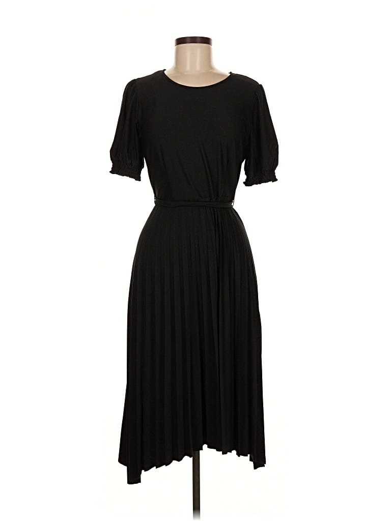 Pre-owned Sharagano Casual Dress In Black
