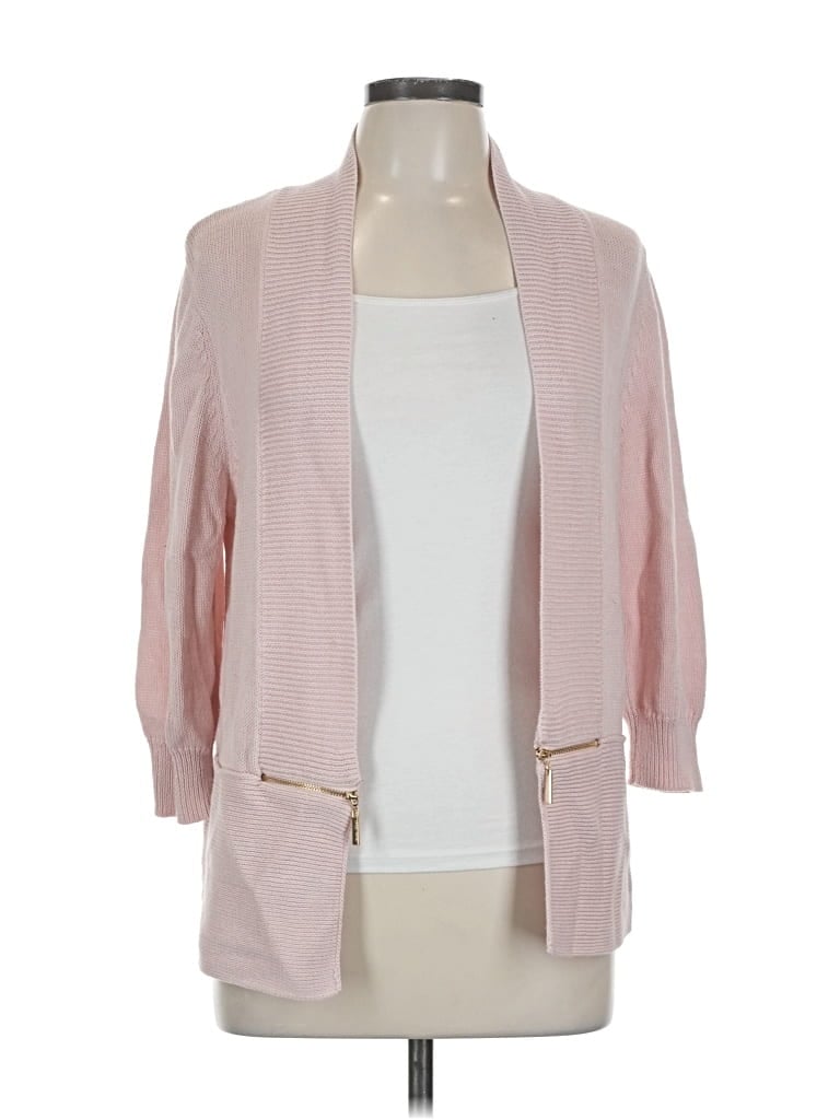 Pre-owned Ivanka Trump Cardigan Sweater In Pink