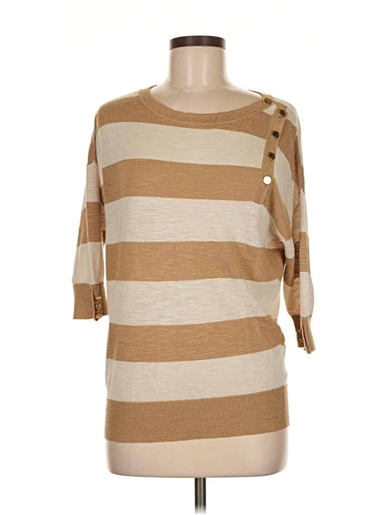 Pre-owned Ann Taylor Pullover Sweater In Brown