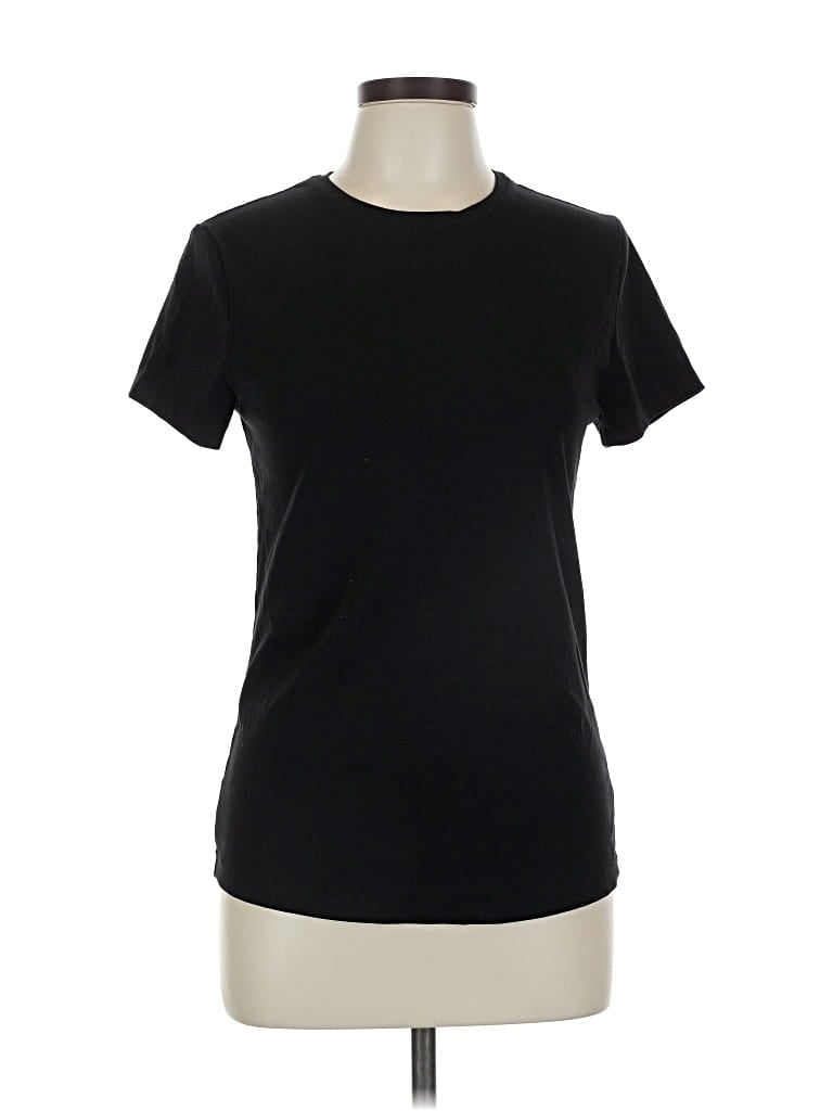 Pre-owned Banana Republic Short Sleeve T-shirt In Black